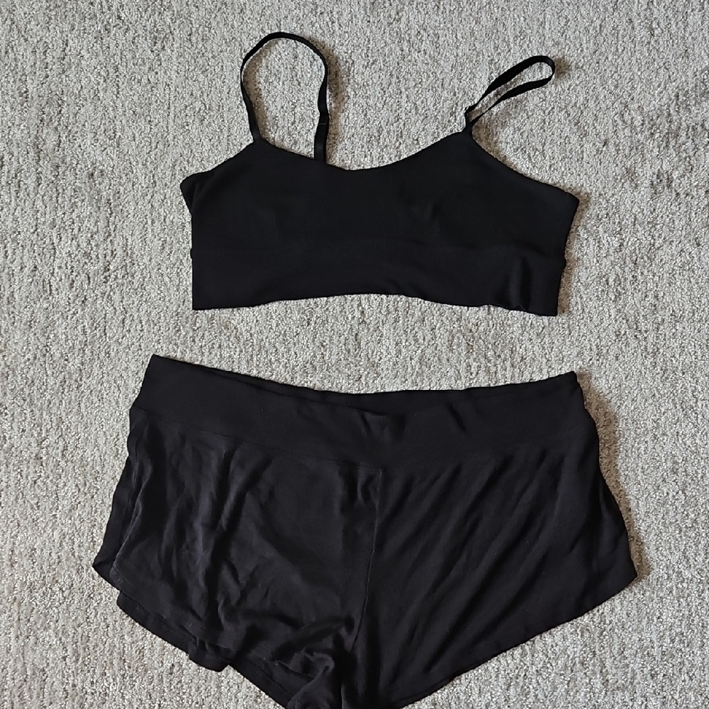 Athleta Black Sleepwear Set